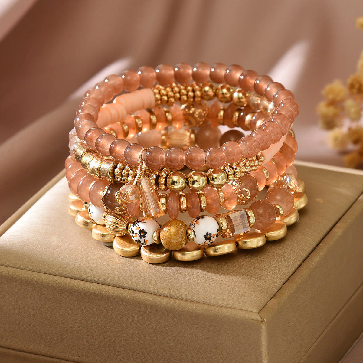 Women's Bohemian Style Crystal Filament Woven For Bracelet - ZJ16070 MegaBDM