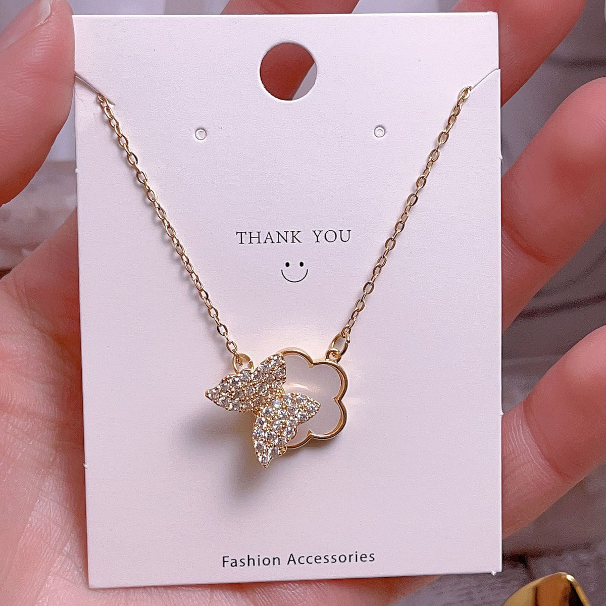 Women's Fashion Simple Love Design Light Luxury Necklace - XL207 MegaBDM