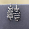 Owl Cute Colorful Retro Ethnic Style Exotic Earrings - 7-04 MegaBDM