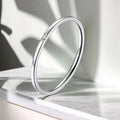 Women's Titanium Steel Design Starry Stainless Style High-grade Bracelets - 10-C-7 Steel Color One Diamond 1mm / No. 7 MegaBDM