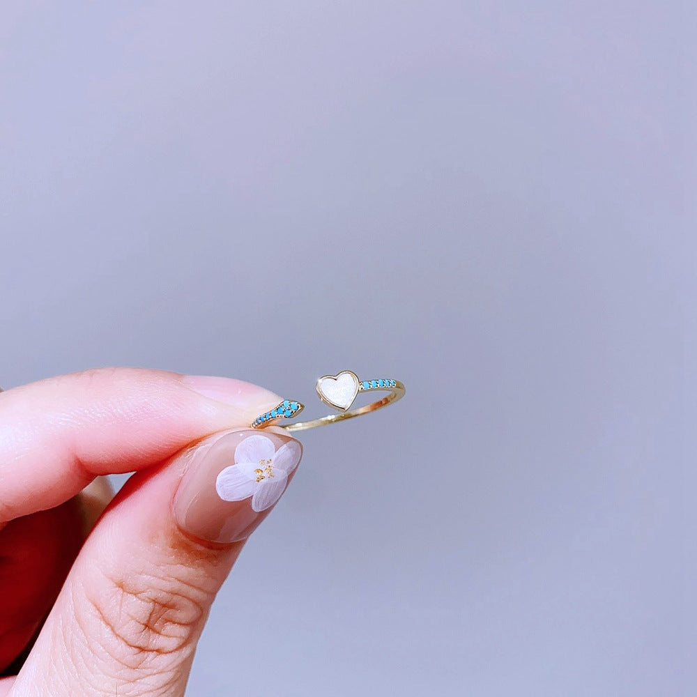 Light Luxury Minority Design Colorful Gemstone Rings - L37R3547 MegaBDM