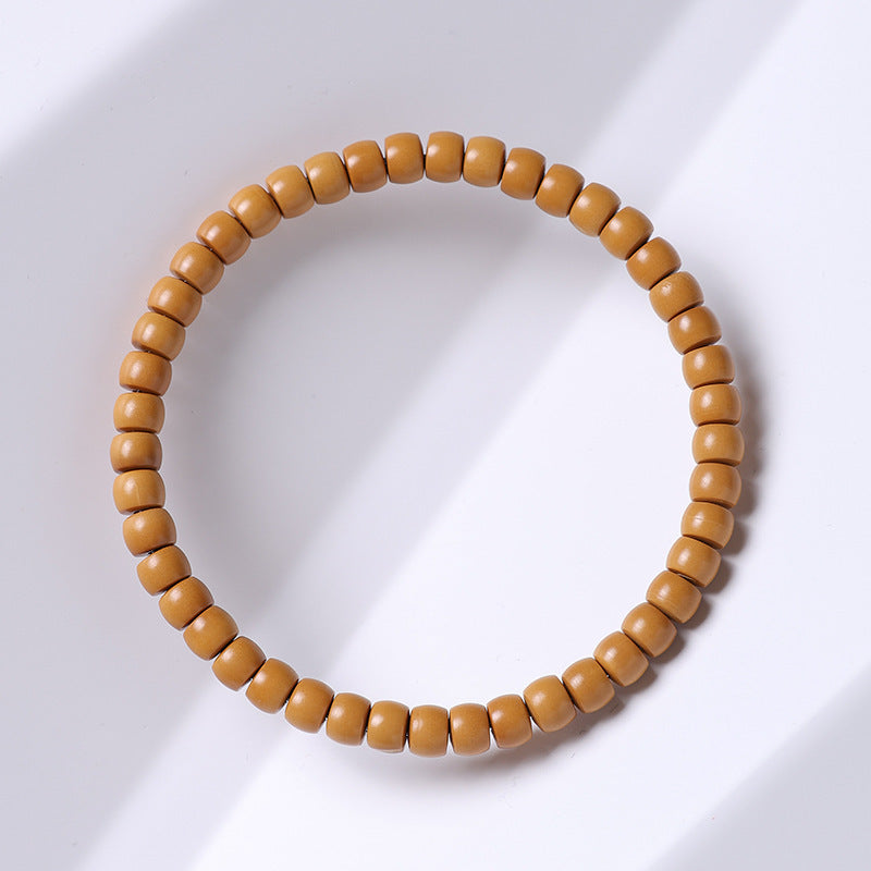 Women's & Men's Pointed Wall Boutique Straight Cut Simple Bracelet - [Inkstone 5 * 3mm] a Goods Core Tip Wall Straight Cut Single Circle MegaBDM