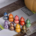 Paint Small Calabash Hangings Hand Pieces Handicraft Painted Pendants - 7 Pieces in a Group Are Randomly Sent [Paste Screw] MegaBDM