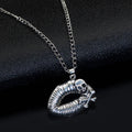 Cool Elegant Unique Alloy Kneeling Cute Pendants - Skull Lip [Pendant Necklace] MegaBDM