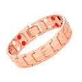 Red Copper Approved Bronze Dragon Pattern Double Bracelet - Rose Gold Red White Black Oil Style MegaBDM