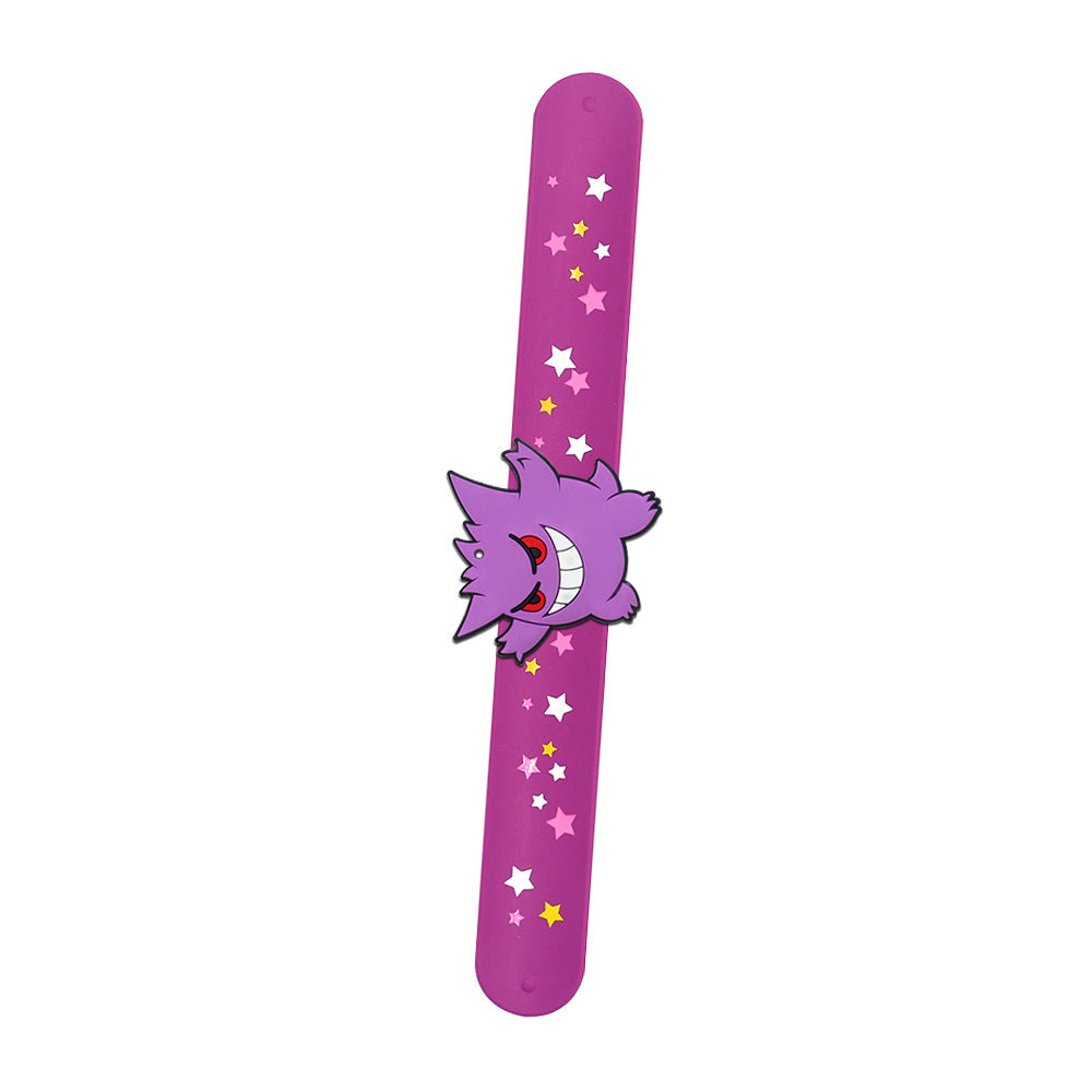 Pet Elf Silicone Slap Wrist Strap Bracelets - Purple MegaBDM