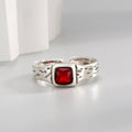 Women's & Men's Fashion Personality Trend Simple Ruby Ring MegaBDM
