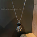 Women's & Men's Astronaut Hip Hop Fashionable Long Sweater Chain T-shirt Necklace - Large Astronaut MegaBDM