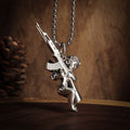 Women's & Men's Niche Angel Vintage Fashion Beauty Sweaters Necklaces - AL19688-Silver MegaBDM