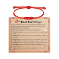 Lucky Red Rope Handmade Cross Woven Bracelets MegaBDM