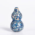 Paint Small Calabash Hangings Hand Pieces Handicraft Painted Pendants - [Stick Screw] Blue and White Small Calabash MegaBDM