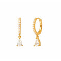 French Entry Lux Geometric Inlaid White Diamond Simple Rings - LN0052-3 MegaBDM