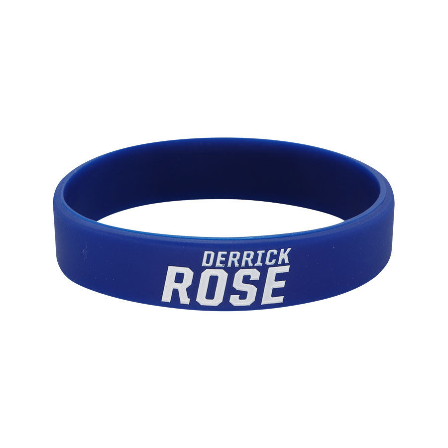 Star Concave Thickened Silicone Kobe James Basketball Bracelet - Rose-No. 25 Blue MegaBDM