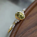 Women's Wizard Of Oz Peridot Engagement Rings MegaBDM