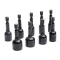 9-PC 1-3/4 in. Impact-Rated Magnetic SAE Nut Setters MegaBDM