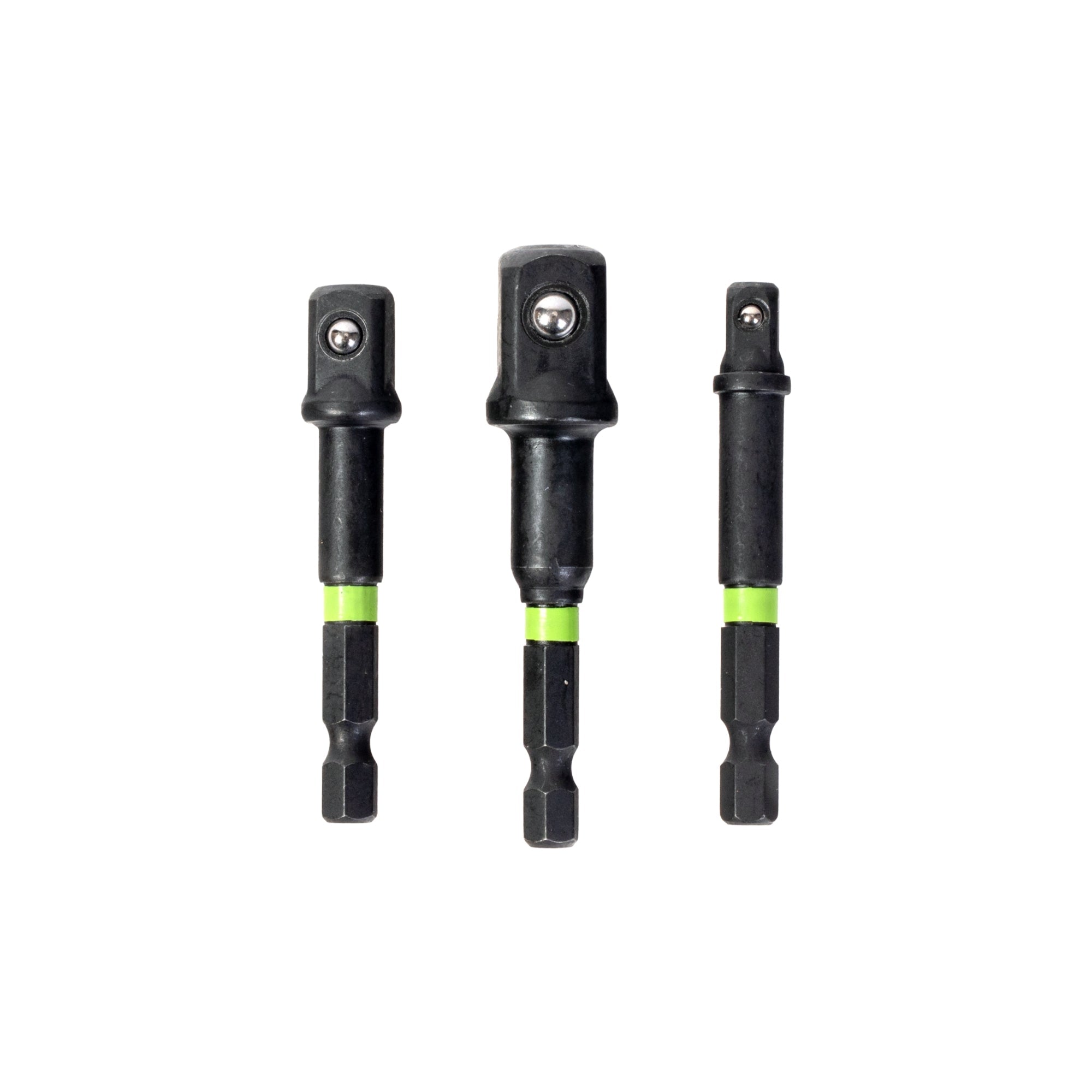 3-PC Impact-Rated Hex Shank Socket Driver Set MegaBDM