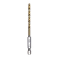 Half Ground 5/32-inch Hex Shank Titanium Drill Bit Set MegaBDM