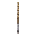 Half Ground 11/64-inch Hex Shank Titanium Drill Bit Set MegaBDM