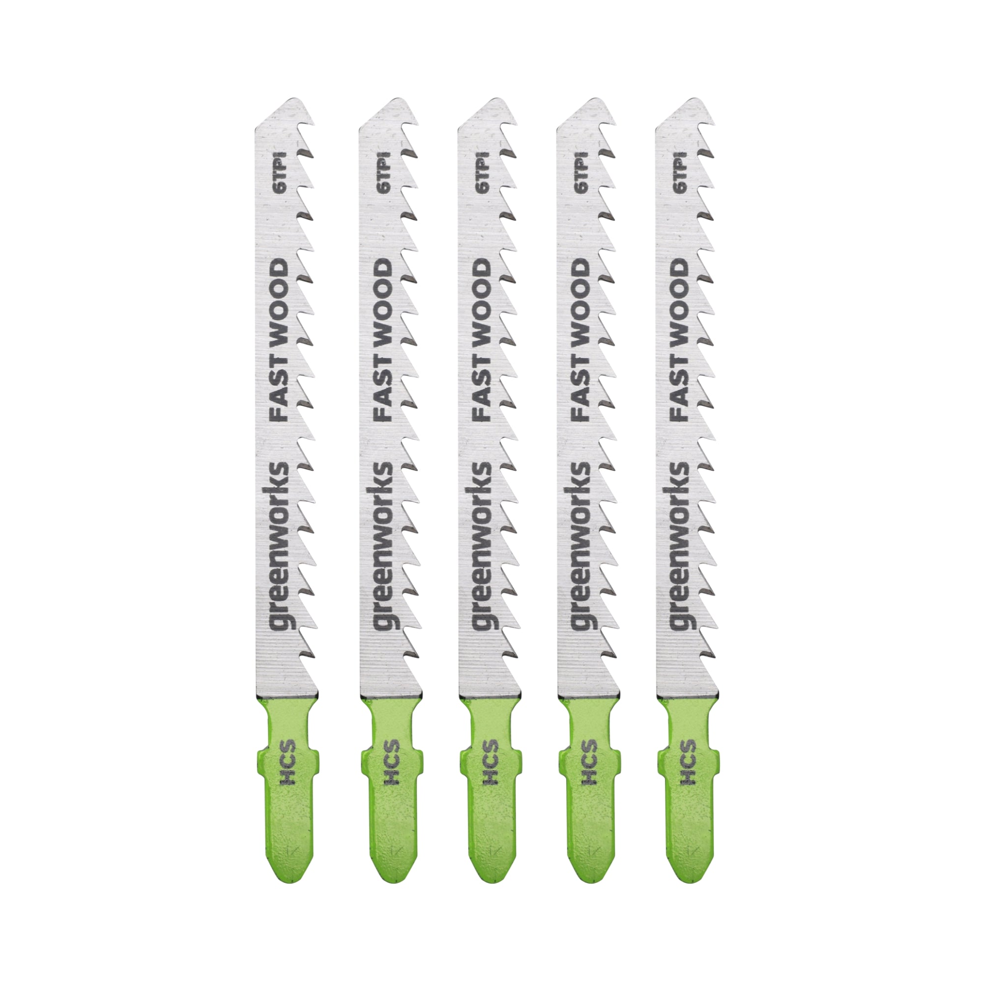 5-PC 4 in. 6 TPI HCS Fast Wood Jigsaw Blade MegaBDM