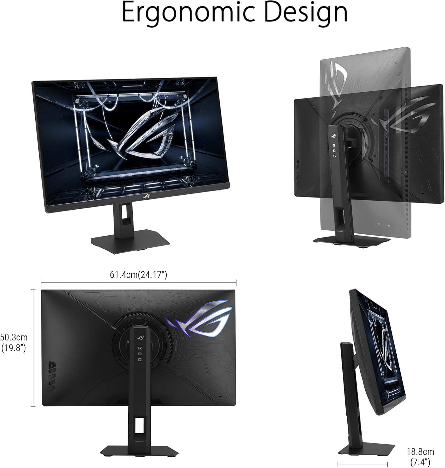 ASUS ROG Strix 27" QHD Gaming Monitor (XG27QNGV) – 360Hz, G-SYNC, 1ms, IPS, Pulsar HDR, Esports Dual-Mode, Aura Sync, 3yr Warranty