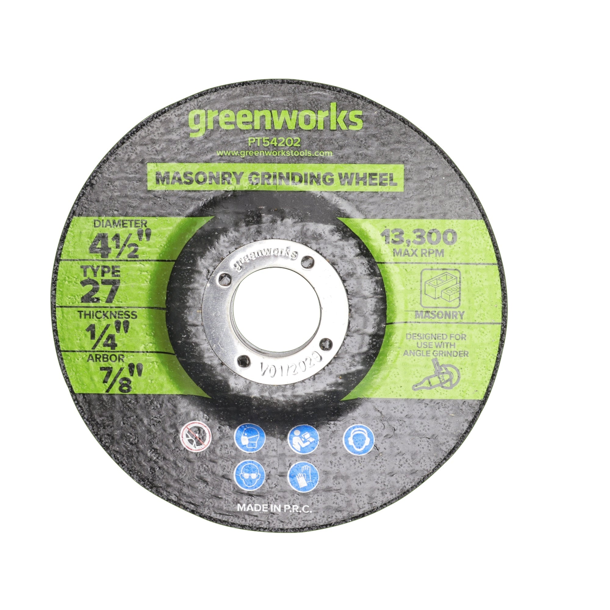 1-PC 4-1/2" Type 27 Masonry Grinding Wheel MegaBDM
