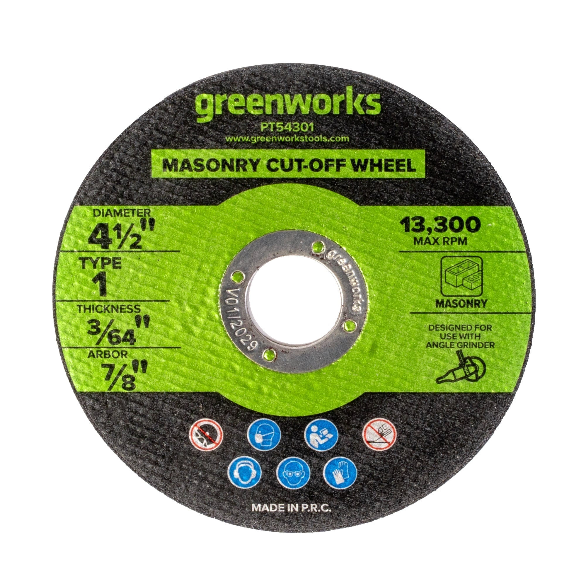 1-PC 4-1/2" Type 1 Metal Grinding Wheel 7/8" Arbor MegaBDM