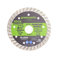 1-PC 4-1/2" Masonry Cutting Turbo Diamond Wheel MegaBDM