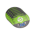 5-Pack of 4-1/2" Turbo-Rim Diamond Wheels, for Use With Angle Grinder, Wet or Dry, for Ceramic Tile or Masonry MegaBDM