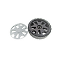 8" Wheel Assembly for Select 17" Mower MegaBDM