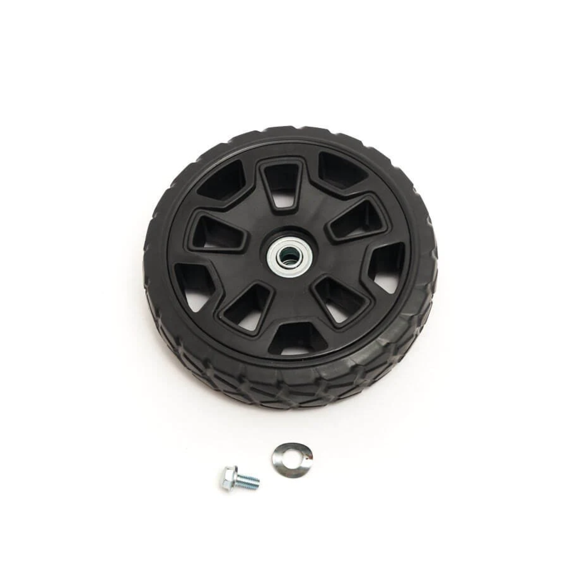 8" Front Wheel Assembly-Black MegaBDM