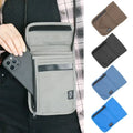 New OEM Logo Fashionable Rfid Polyester Travel Organizer Money Tickets Card & Passport Holder Cover for Summer Vacation MegaBDM