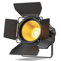 200W LED COB Par Lights With Barndoor Warm&Cold White Linear Spotlights DMX Stage Par Lights for Wedding Party Concert MegaBDM