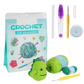 Bohe DIY Dinosaur Starter Crochet Kit for Beginners Hand Woven With Step-By-Step Video Tool Knit Accessories Forgift