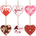 Hot Selling Valentine's Day Cupid Heart Pendant New Security Wooden Love Decoration for Wedding Festivals Atmosphere Enhancement