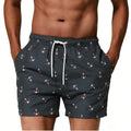Men's Quick Dry Summer Board Shorts Breathable Polyester Woven Casual Solid Beach Shorts High Street Style MegaBDM