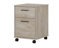 Customized Splicing  Wood Mobile Pedestal 3 Drawers File Cabinet Office Movable Filing Cabinet for Document Storage