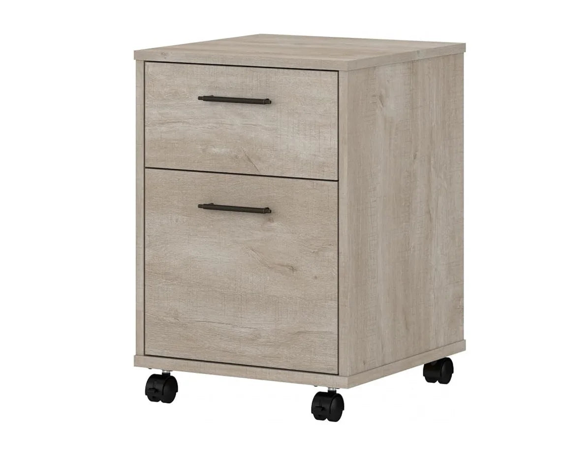 Customized Splicing  Wood Mobile Pedestal 3 Drawers File Cabinet Office Movable Filing Cabinet for Document Storage