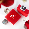 110ml Square Luxury Red Velvet Glass Perfume Bottle with Zinc Alloy Cap and Long Lasting Fine Mist Spray Pump MegaBDM
