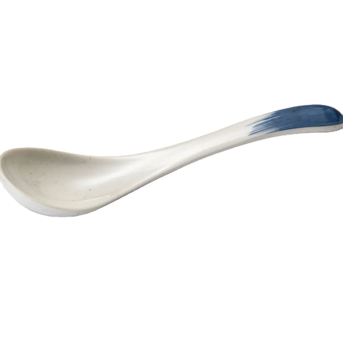 Melamine Plastic 8 Inch Dinner Long Handle Spoon Ramen Soup Noodle Dessert Hot Pot Spoon Unbreakable Tableware for Restaurant MegaBDM