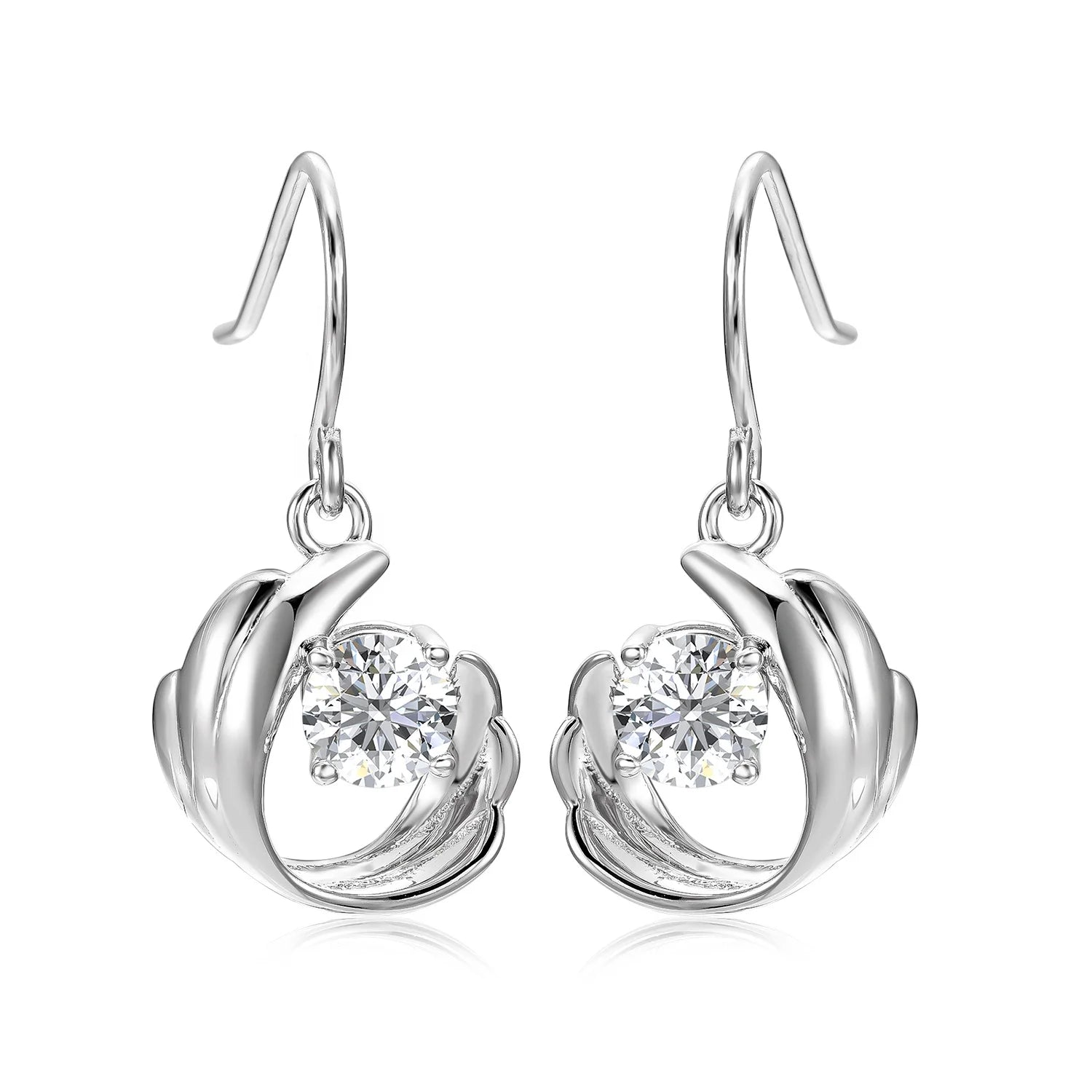 925 Sterling Silver VVS1 Moissanite Diamond Women Jewelry Latest Hypoallergenic Dangle Drop Hook Earrings Destiny Jewellery