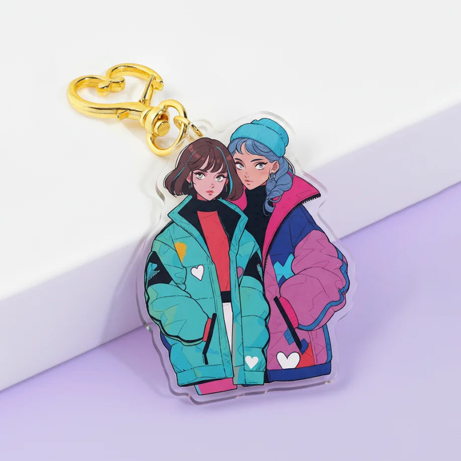 Custom Acrylic Epoxy Resin Keychains Transparent Keychains High-Definition Custom Designed Keychains. MegaBDM
