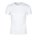 China Bangladesh Factory Price OEM Customize Logo Embroidery Summer Plus Size Men 180g CVC Cotton Crew Neck Short Sleeve T Shirt