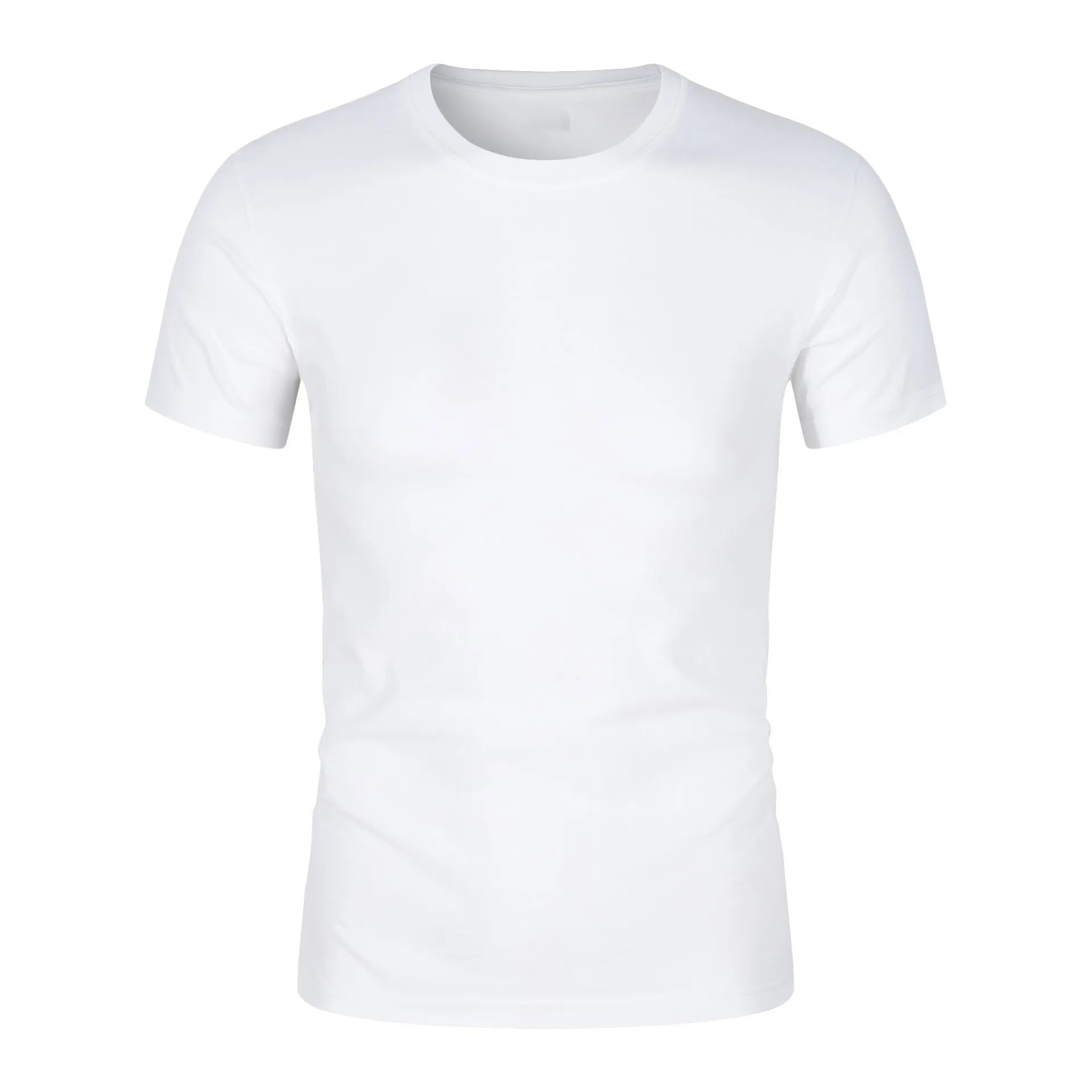 China Bangladesh Factory Price OEM Customize Logo Embroidery Summer Plus Size Men 180g CVC Cotton Crew Neck Short Sleeve T Shirt