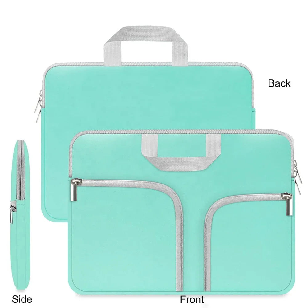 OEM Neoprene Laptop Case in Different Colors Daily Life Usage Computer Sleeve Bag with Handle Zipper