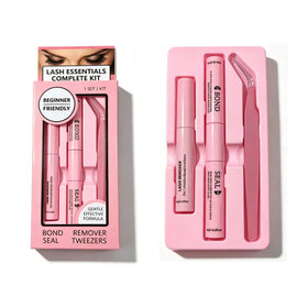 Private Label 3 in 1 Double-head Segmented Eyelash Glue Bond Seal DIY Eyelash Glue Eyelash Glue Remover Tool Kit