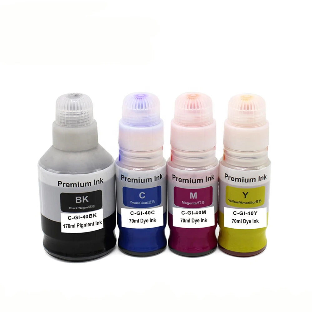 Tatrix GI-40 GI40 Compatible Water Based Bulk Bottle Refill Ink for Canon PIXMA G5040 G6040 Tinta Para Impresora
