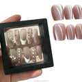Custom Logo Foldable Portable Modern PE Film Transparent Plastic Nail Storage Box with Easy Assembly for Retail Shops