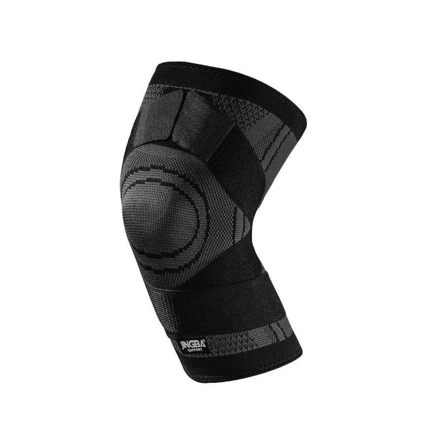 JINGBA SUPPORT Factory Direct Durable Nylon Sports Stabilizer Elastic Anti-Collision Knee Pad for Crawling Cycling Walking Yoga
