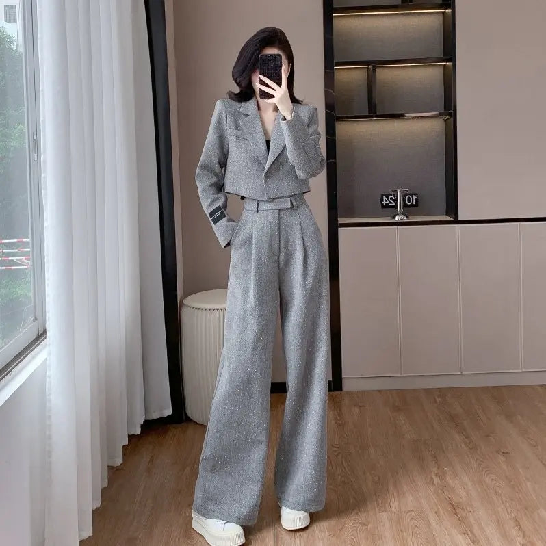 Fall Casual 2 Piece Set for Women Top And Set Clothing Wholesale