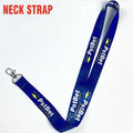 Custom Waterproof Adjustable Neck Strap Logo Thermal Transfer ID Badge Lanyard for Event Conference Trade Show OEM Manufacturer MegaBDM